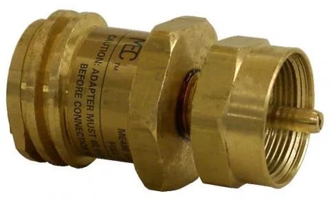 ME480P – AP PRODUCTS Propane Adapter Fitting, 1 Inch-20 FNPT Inlet x 1-5/16 Inch Male ACME (Female POL) Outlet Brass ...